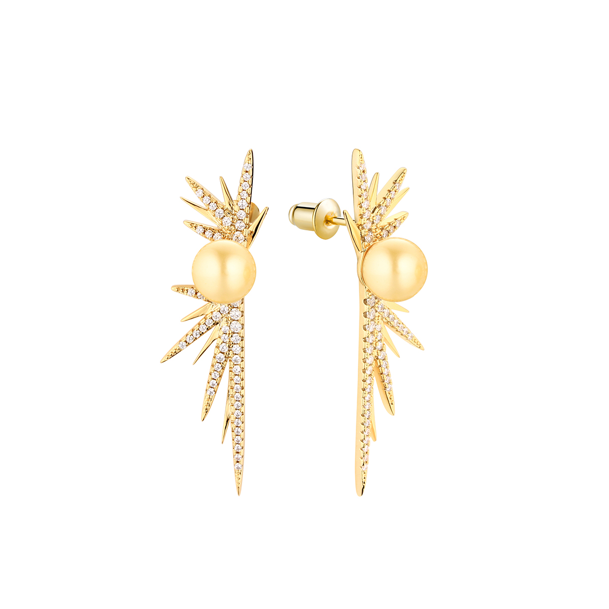 Серьги Golden Pearl